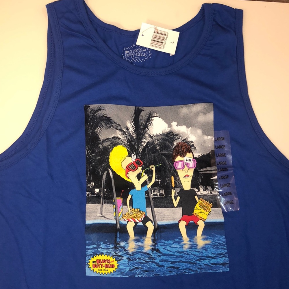 Beavis and Butt-Head Tank Top New Sizes S, M, L